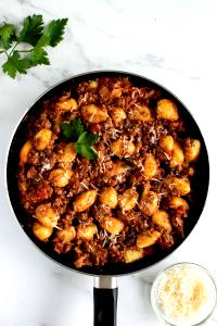 1 entree Gnocchi Bolognese
