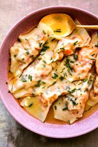 1 entree Lobster Ravioli