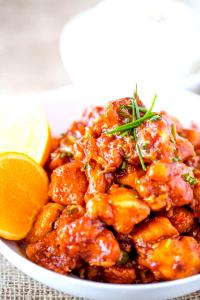 1 Entree Orange Peel Chicken Entree