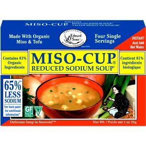 1 envelope (7.2 g) Organic Miso-Cup Reduced Sodium Soup
