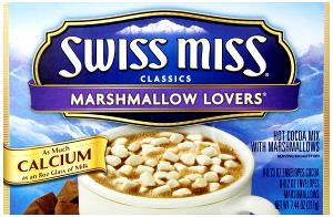 1 envelope and marshmallows (19 g) Sensible Sweets Fat Free Marshmallow Lovers Hot Cocoa Mix