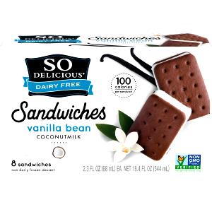 1 Eskimo Pie Sandwich (3.2 Fl Oz) Lowfat Frozen Milk Dessert Sandwich Bar with Low Calorie Sweetener