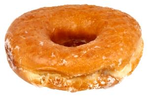 1 Extra Large (approx 5" Dia) Doughnut (Raised or Yeast)