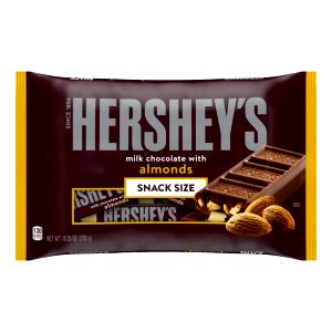 1 Extra Large Bar (32 Squares, 8 Oz) Milk Chocolate Candy with Almonds