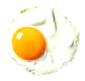 1 Extra Large Fried Egg