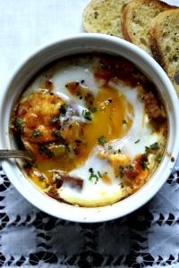 1 Extra Large Puerto Rican Style Eggs A La Malaguena (Huevos A La Malaguena)