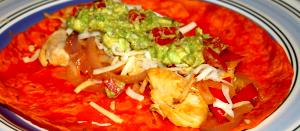 1 fajita Garlic Lime Chicken Fajitas