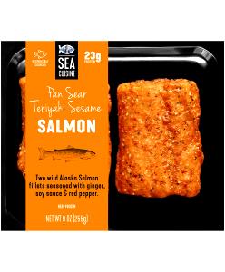 1 filet (126 g) Pan Sear Teriyaki Sesame Salmon