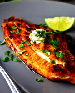 1 filet (4.5 oz) Grilled Catfish