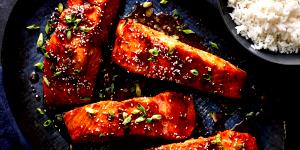1 filet (6 oz) Sweet Bourbon Salmon