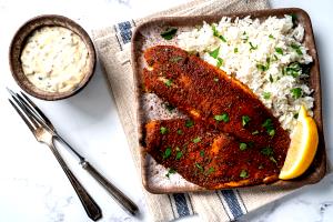 1 filet Blackened Tilapia