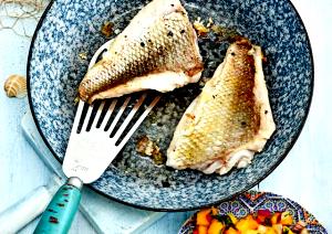 1 Fillet (101.0 G) Sea Bass, cooked