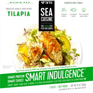 1 fillet (102 g) Roasted Garlic Tilapia