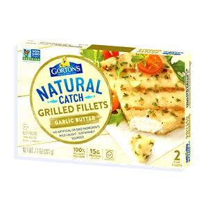 1 fillet (108 g) Grilled Garlic Butter Fish Fillets