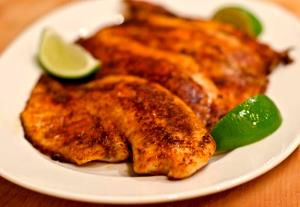 1 fillet (113 g) Bourbon Blackened Tilapia