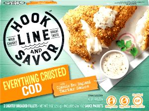 1 fillet (123 g) Everything Crusted Cod