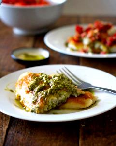 1 fillet (141 g) Pesto Tilapia