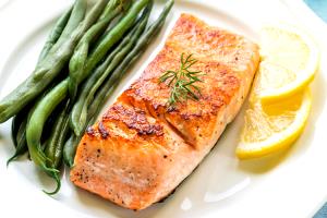 1 fillet (3 oz) Chargrilled Salmon