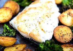 1 Fillet (302.0 G) Sablefish, cooked