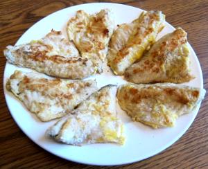 1 Fillet (4-1/2" X 2-1/4" X 3/8") Fried Floured or Breaded Ocean Perch