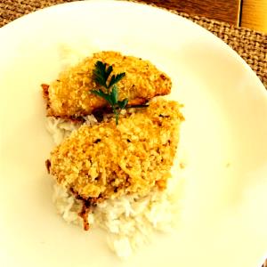 1 Fillet (4-1/4" X 2-1/4" X 3/8") Baked Breaded or Battered Perch