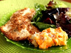 1 fillet (4.9 oz) Coconut Almond Crusted Tilapia