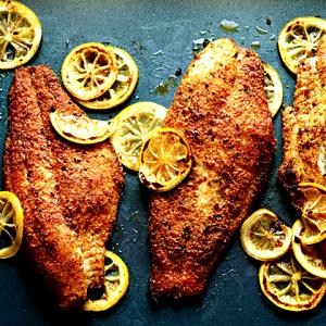 1 Fillet (5-1/4" X 2" X 3/8") Baked or Broiled Catfish