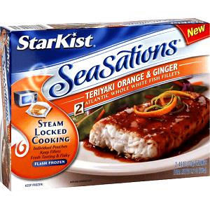 1 fillet (5.7 oz) SeaSations Fillets - Teriyaki Orange & Ginger