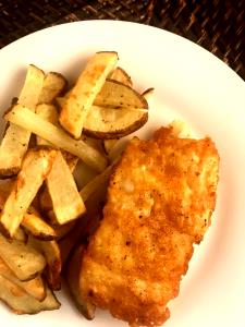 1 Fillet (6-1/4" X 3-1/2" X 3/8") Fried Battered Fish