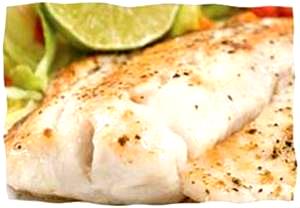 1 Fillet (6-1/4" X 3" X 3/8") Baked or Broiled Fish
