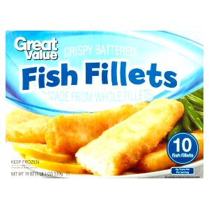 1 fillet (68 g) Batter Dipped Fish Fillets