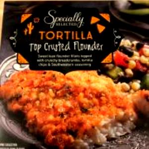 1 fillet (87 g) Top Crusted Flounder Tortilla