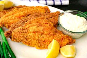 1 Fillet (87.0 G) Catfish, fried