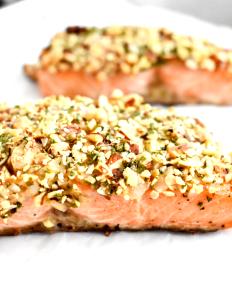 1 Fillet Almond Crusted Salmon