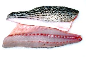 1 Fillet Striped Bass, Raw