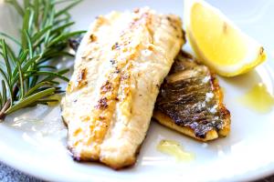 1 Fillet Whitefish, Cooked