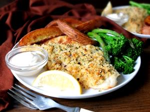 1 fillet with sauce (140 g) Cracked Peppercorn Tilapia