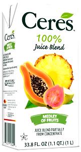 1 Fl Oz 100% Fruit Juice Blend (with Added Vitamin C)