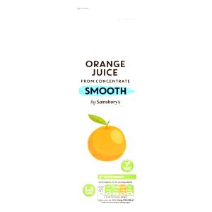 1 Fl. Oz. (29.5 Ml) Orange Juice, Sainsbury