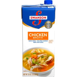 1 Fl Oz Chicken Broth or Bouillon Soup (with Equal Volume Water, Dehydrated)