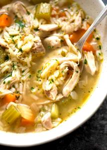 1 Fl Oz Chicken Rice Soup (with Equal Volume Water, Dehydrated)