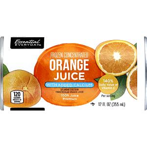 1 Fl Oz Frozen Orange Juice (Not Reconstituted)
