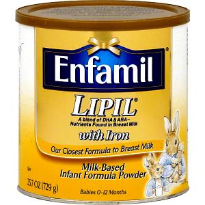 1 Fl Oz Infant Formula (Enfamil Lipil, with Iron, from Concentrate)