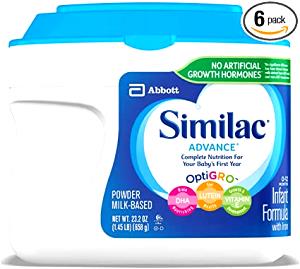 1 Fl Oz Infant Formula (Similac, with Iron, from Powder)
