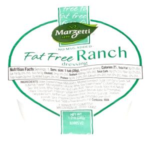 1 fl oz ladle (30 g) Fat Free Creamy Italian