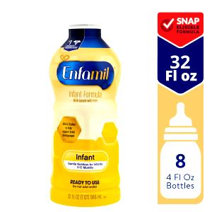 1 Fl Oz Infant Formula W/İron, Powder, Prepared