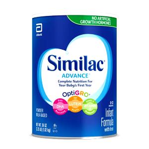 1 Fl Oz Infant Formula With Iron, Powder, Prepared