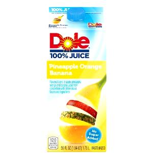 1 Fl Oz Orange and Banana Juice