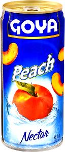 1 Fl Oz Peach Nectar (Without Added Ascorbic Acid, Canned)