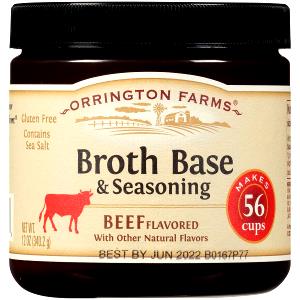 1 Fl Oz (prepared) Beef Broth or Bouillon Soup (Made with Powder)